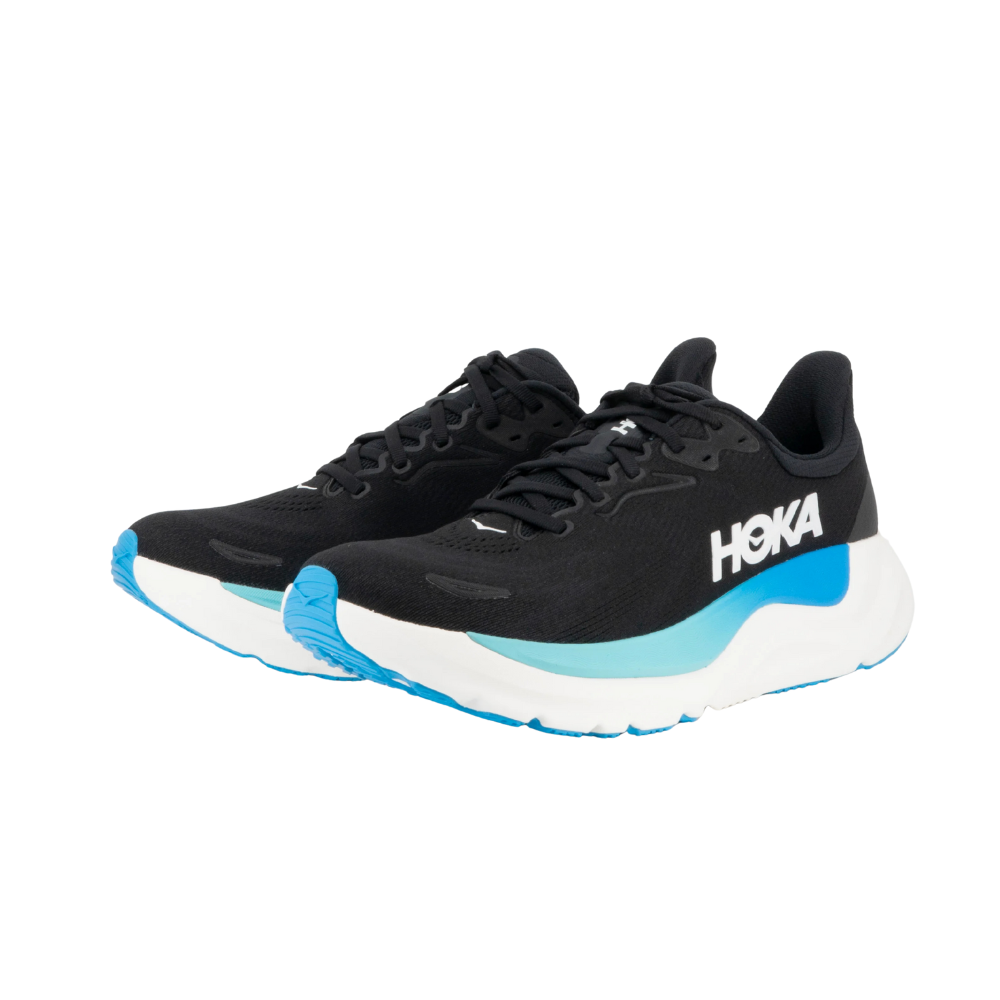 Men's Hoka Arahi 8 D Width Black Skyward Blue