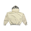 OZMNL Ying Yang Double Hoodie Cream
