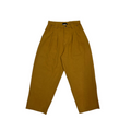 OZMNL Pleated Worker Pants Tan