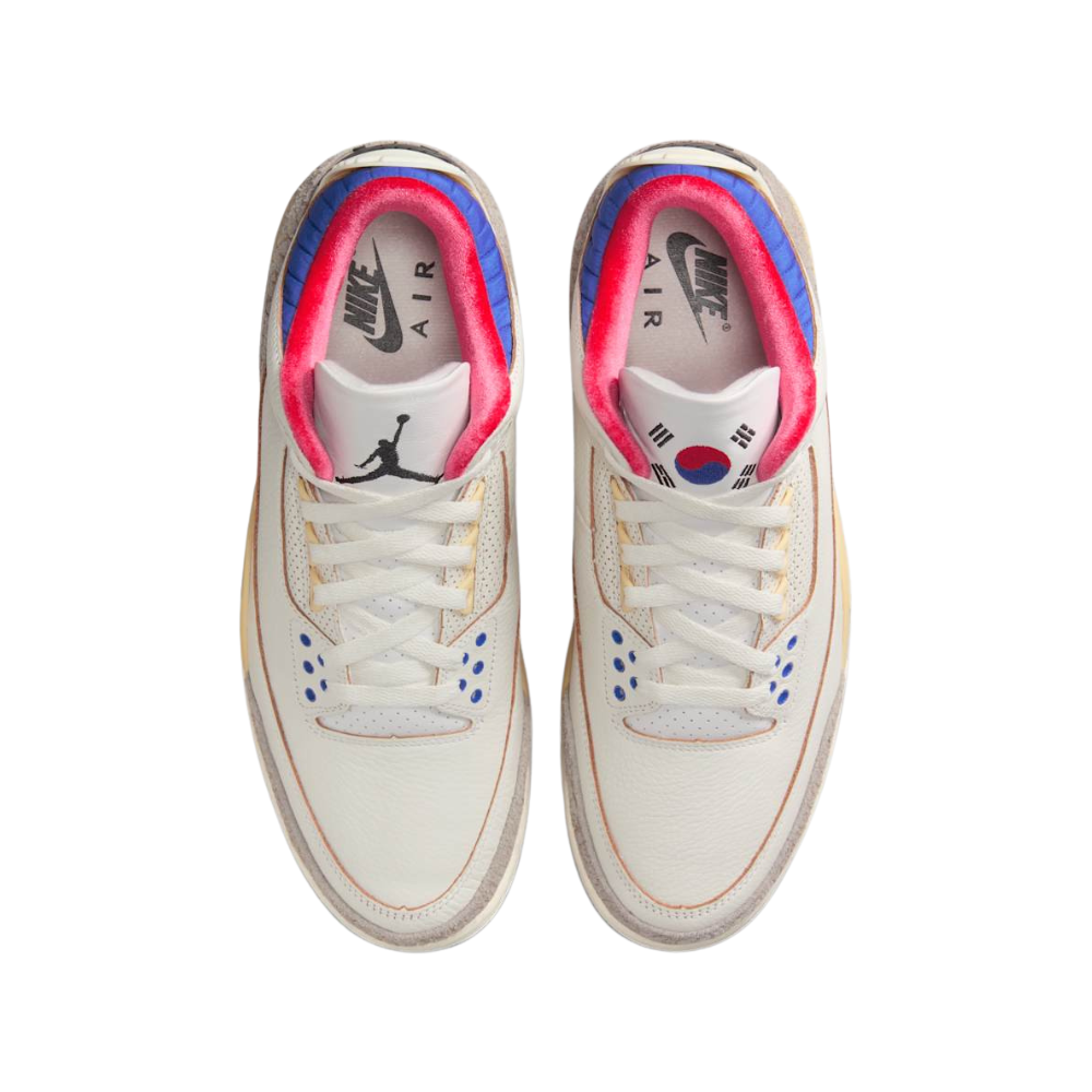 Air Jordan 3 Retro OG SP Seoul 2.0 White Black Sport Royal