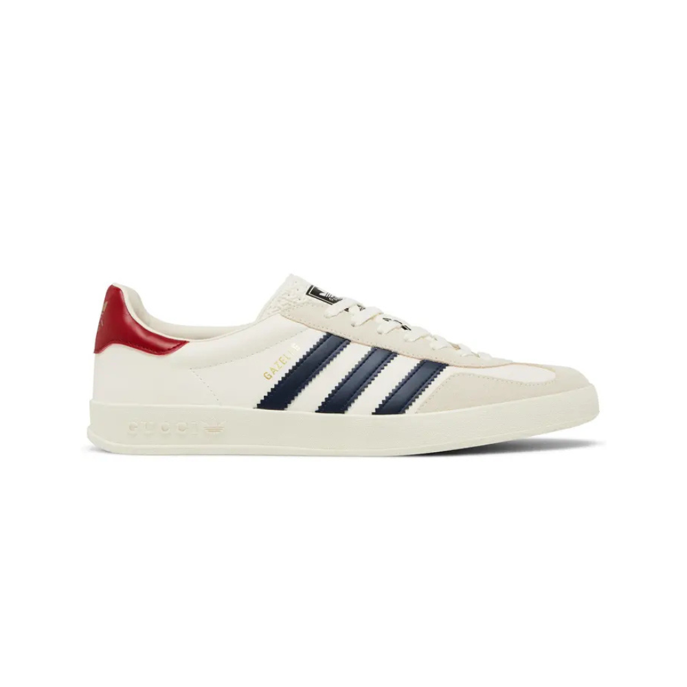 Adidas x Gucci Gazelle White Navy Red