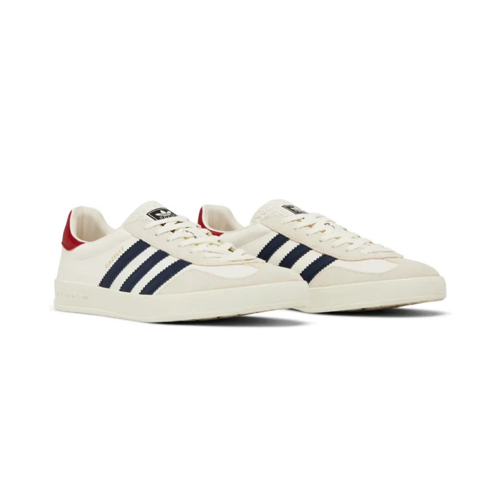 Adidas x Gucci Gazelle White Navy Red