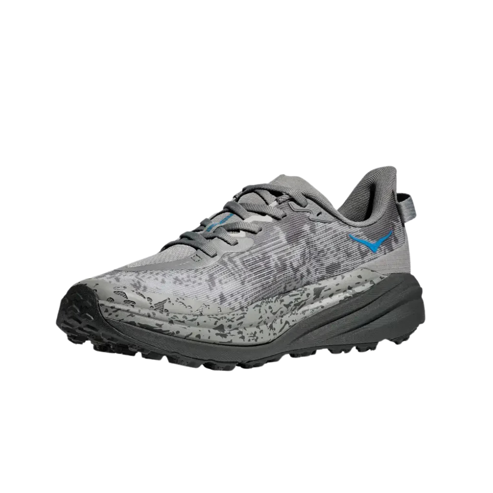 Men's Hoka Speedgoat 6 D Width Galactic Grey Hoka Blue