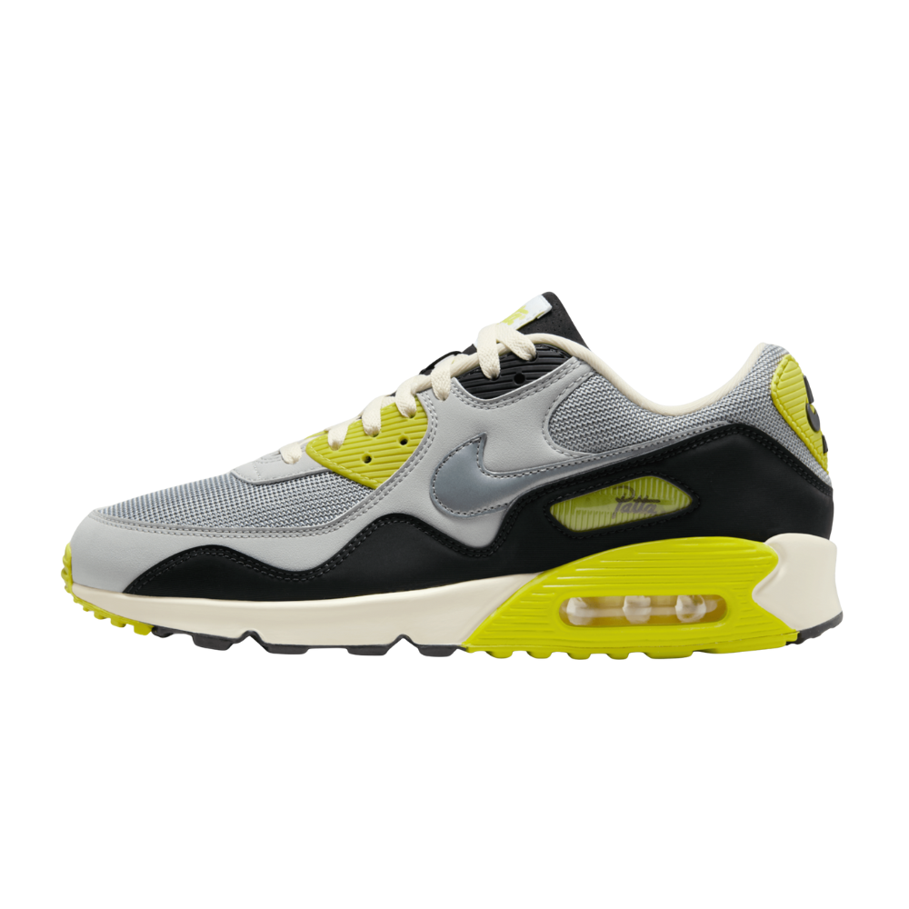 Nike Air Max 90 SP Patta Waves Cyber Particle Grey Neutral Grey Black Coconut Milk White