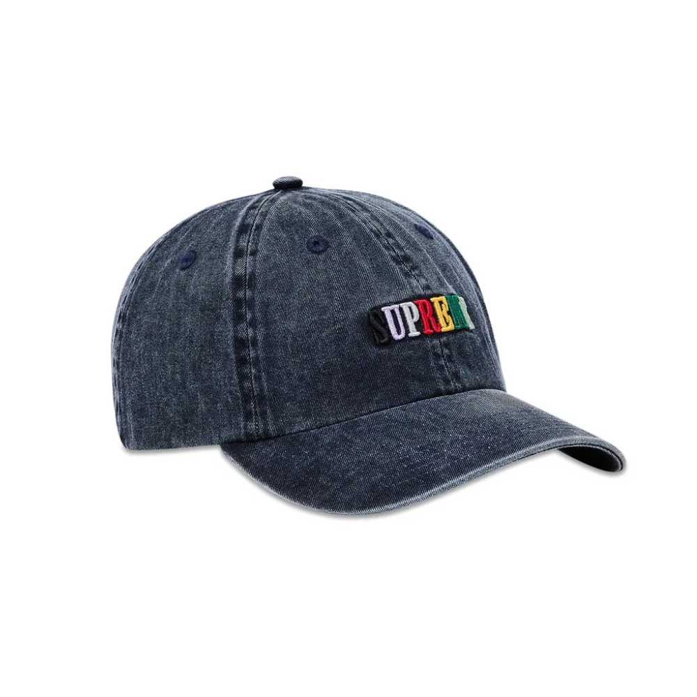 Supreme Pigment Dye 6-Panel SS25 Navy