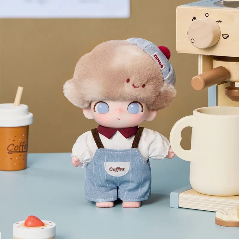 POP MART Dimoo Crush on Coffee Series Vinyl Plush Blister Pack