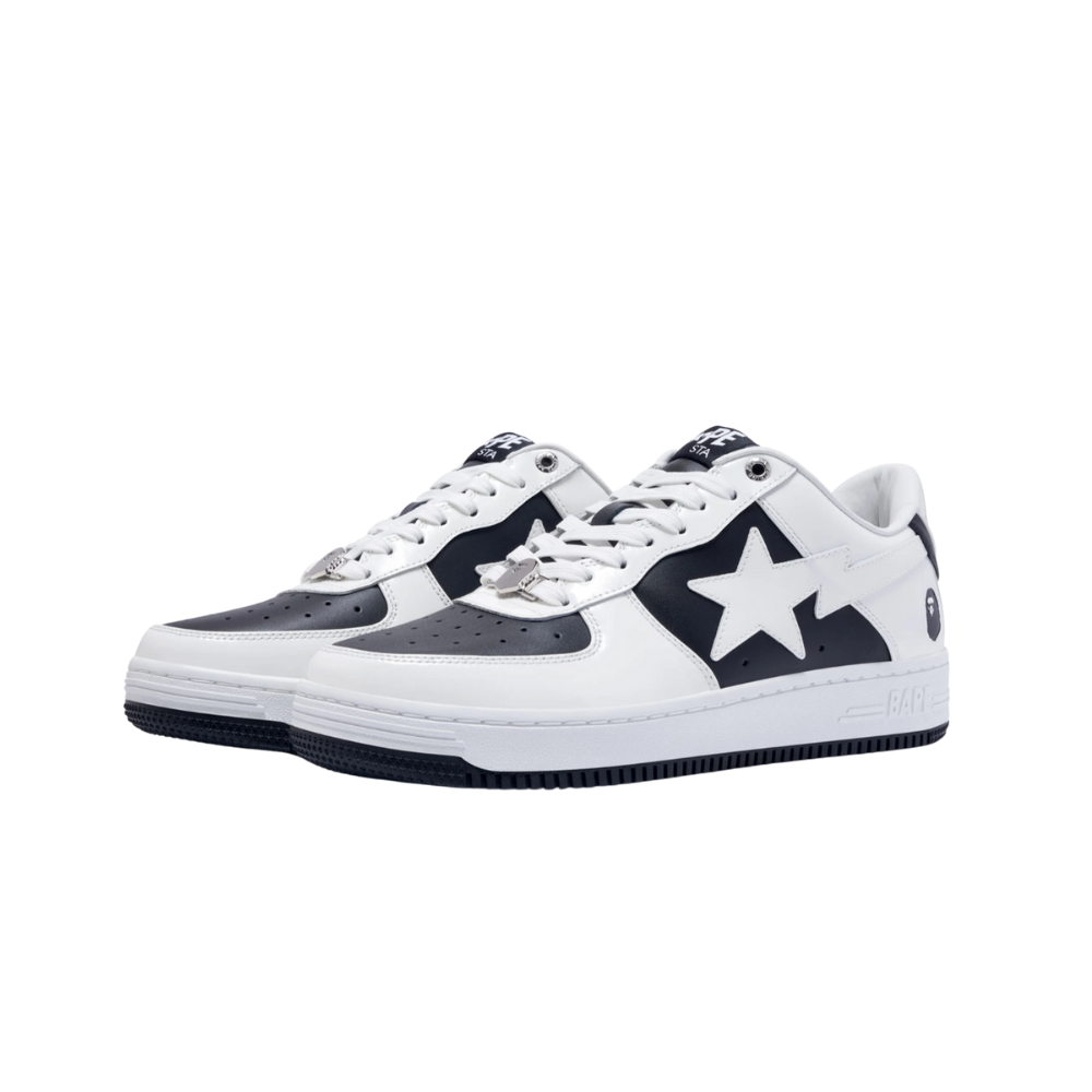 A Bathing Ape Bapesta #6 White Black