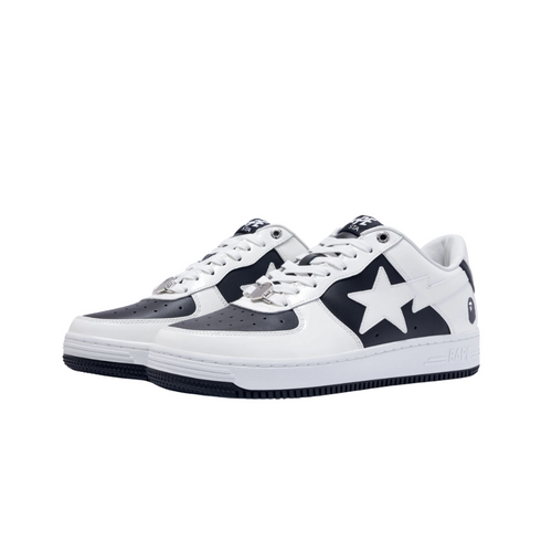 A Bathing Ape Bapesta #6 White Black