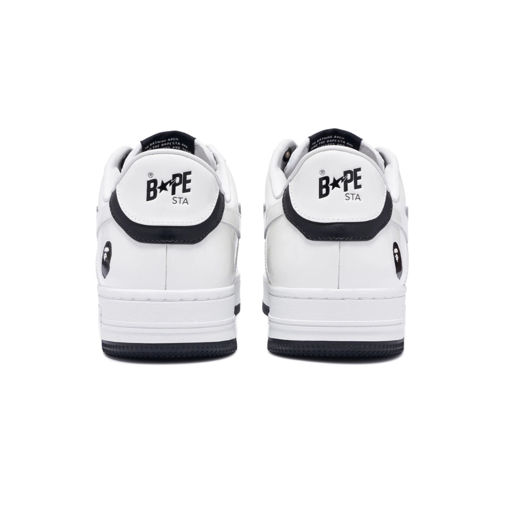 A Bathing Ape Bapesta #6 White Black
