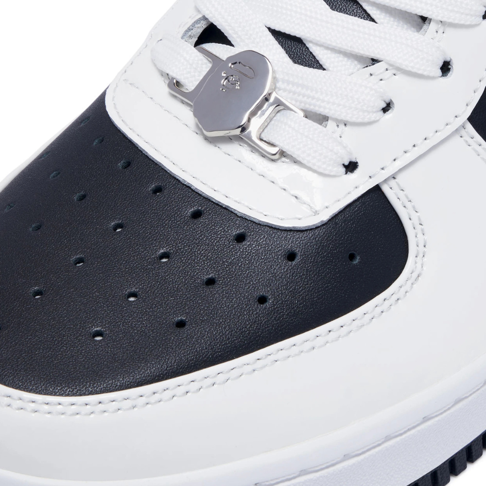 A Bathing Ape Bapesta #6 White Black