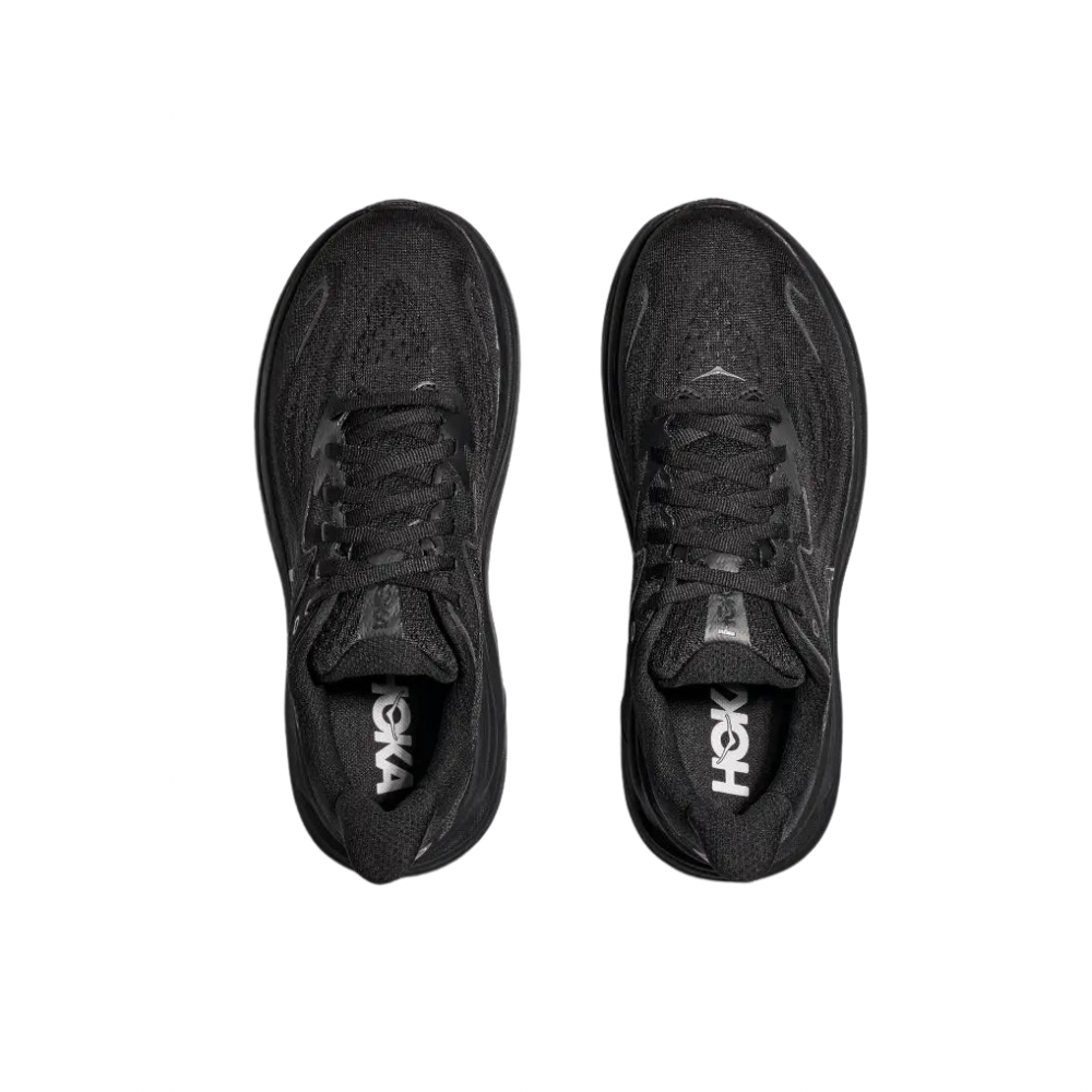 Women's Hoka Clifton 10 D Width Black Black