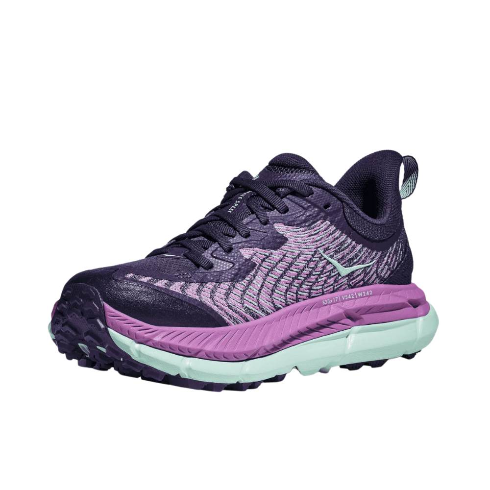 Women's Hoka Mafate Speed 4 Night Sky Orchid Flower