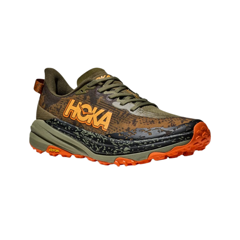 Men's Hoka Speedgoat 6 2E Width Antique Olive Squash
