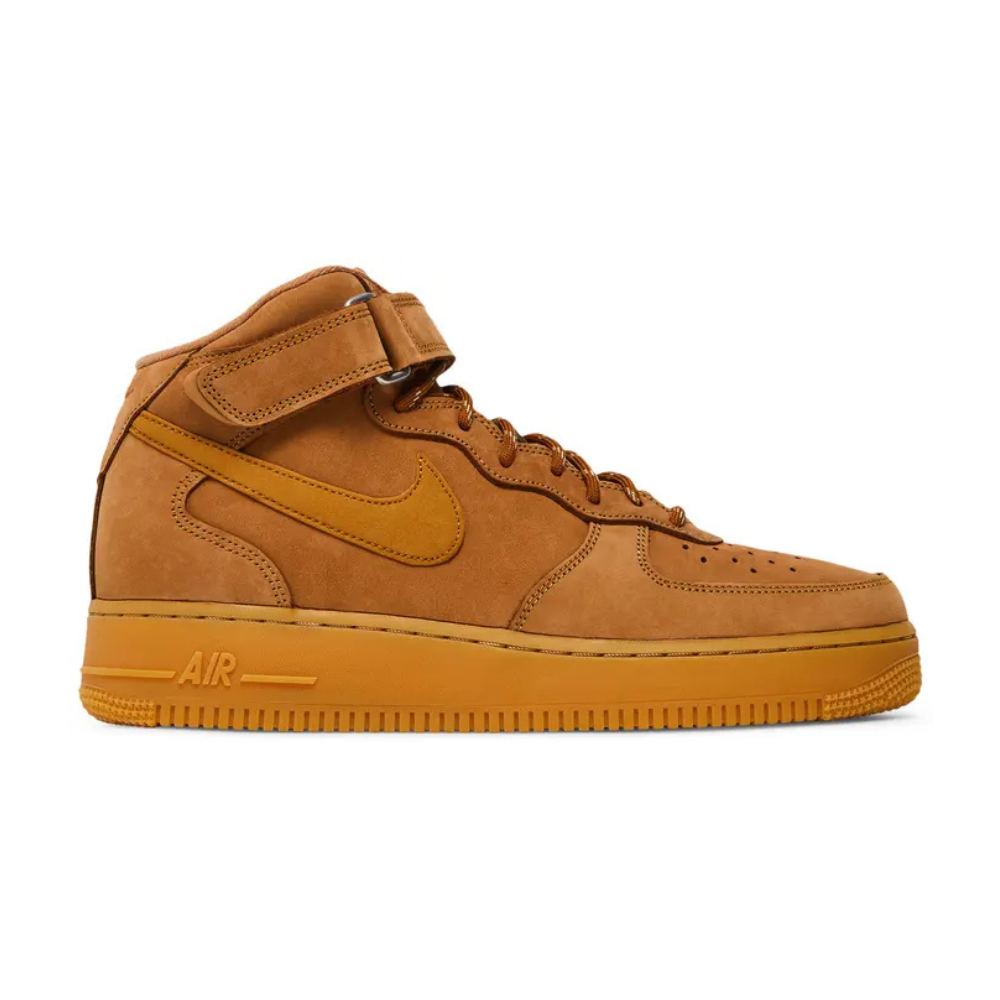 Nike Air Force 1 Mid '07 Flax Gum Light Brown Black Wheat