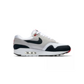 Air Max 1 "Anniversary" White Dark Obsidian University Red