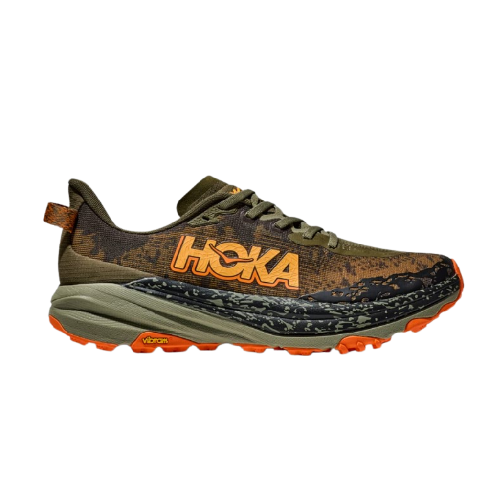 Men's Hoka Speedgoat 6 2E Width Antique Olive Squash