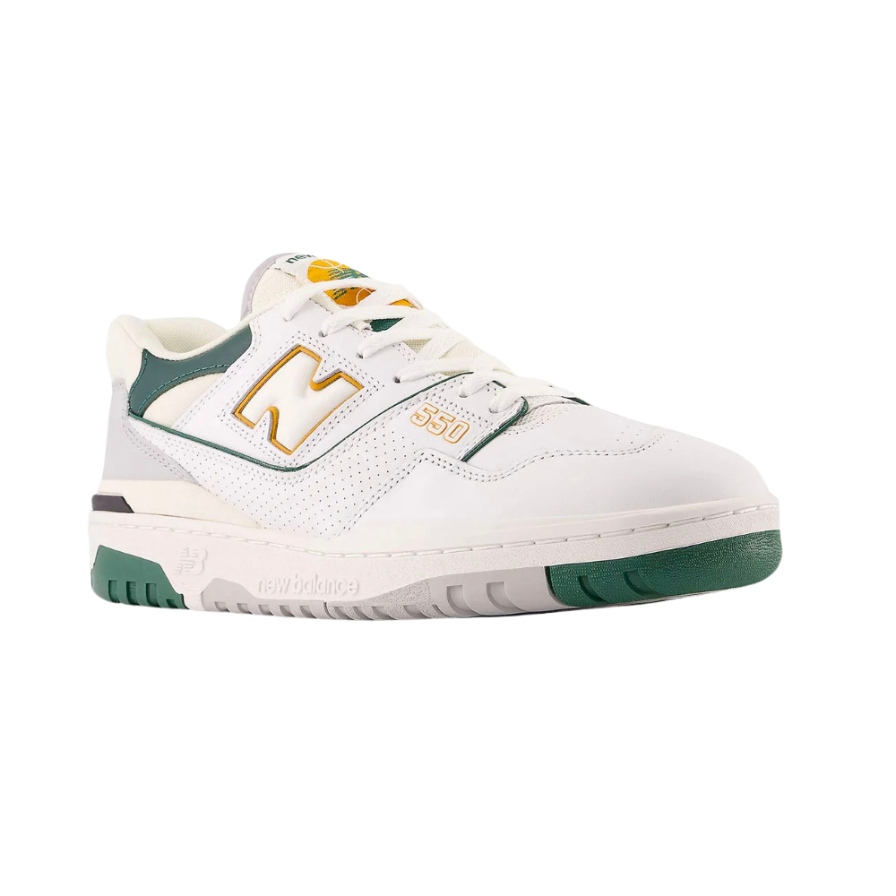 New Balance 550 White Nightwatch Green