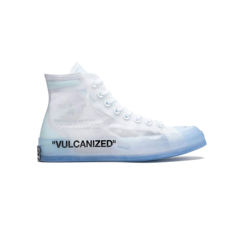 Converse Chuck Taylor All Star Vulcanized Hi Off-White White Cone Ice Blue