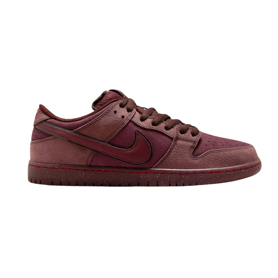 Nike SB Dunk Low City Of Love Burgundy Crush Dark Team Red Earth Dark Pony University Red