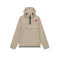 CDG Play x K-Way Claude Half Zip Jacket Beige
