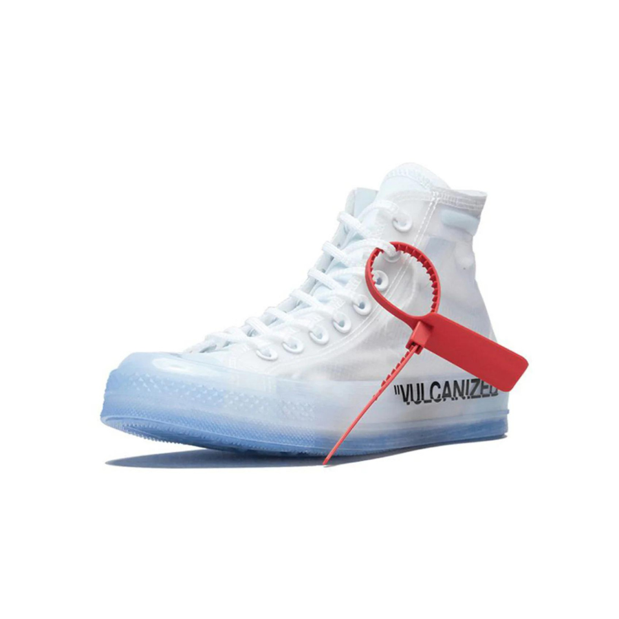 Converse Chuck Taylor All Star Vulcanized Hi Off-White White Cone Ice Blue