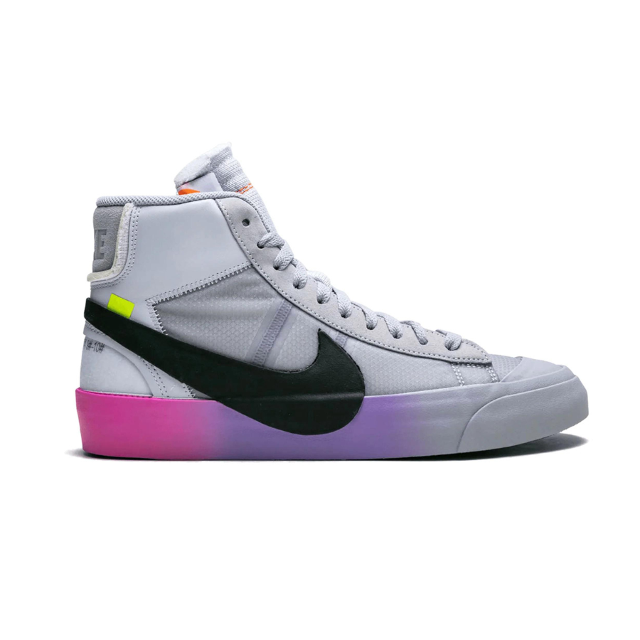 Nike Blazer Mid Off-White Wolf Grey Serena Queen Wolf Grey Cool Grey Pure Platinum Volt