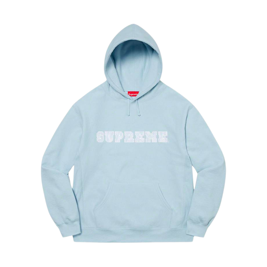 Supreme Lace Hooded Sweatshirt Light Blue