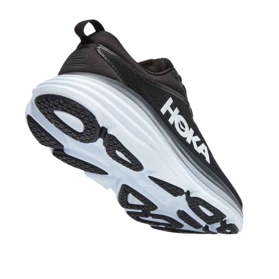 Men's Hoka Bondi 8 Black White