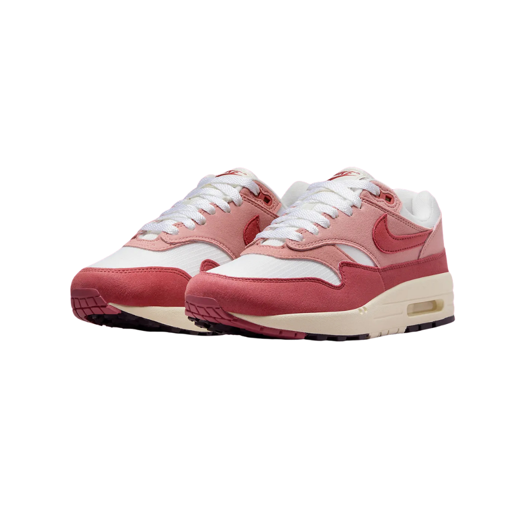 Women's Nike Air Max 1 Red Stardust Sail Cedar Red Stardust Coconut Milk Black