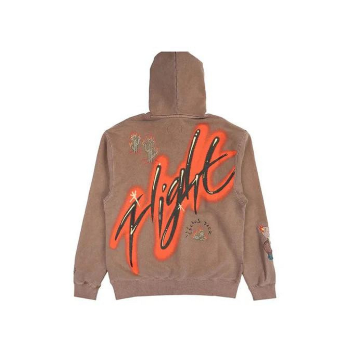 Travis Scott x Jordan Flight Graphic Hoodie Archaeo Brown