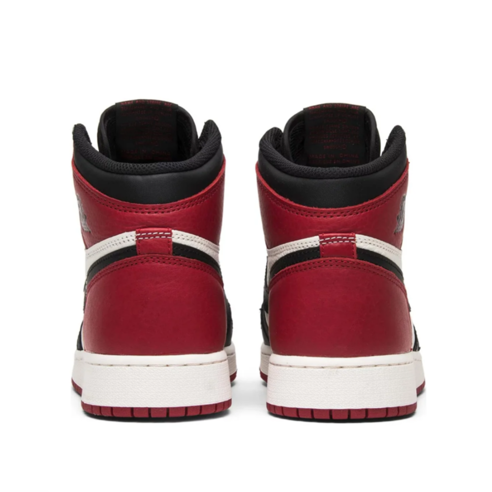 Air Jordan 1 Retro High (GS) Bred Toe Gym Red Black Summit White