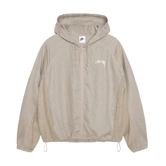 Stussy x Nike Linen Shell Jacket Bone