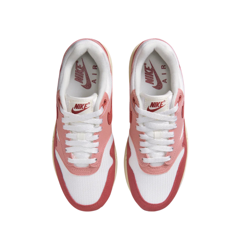 Women's Nike Air Max 1 Red Stardust Sail Cedar Red Stardust Coconut Milk Black