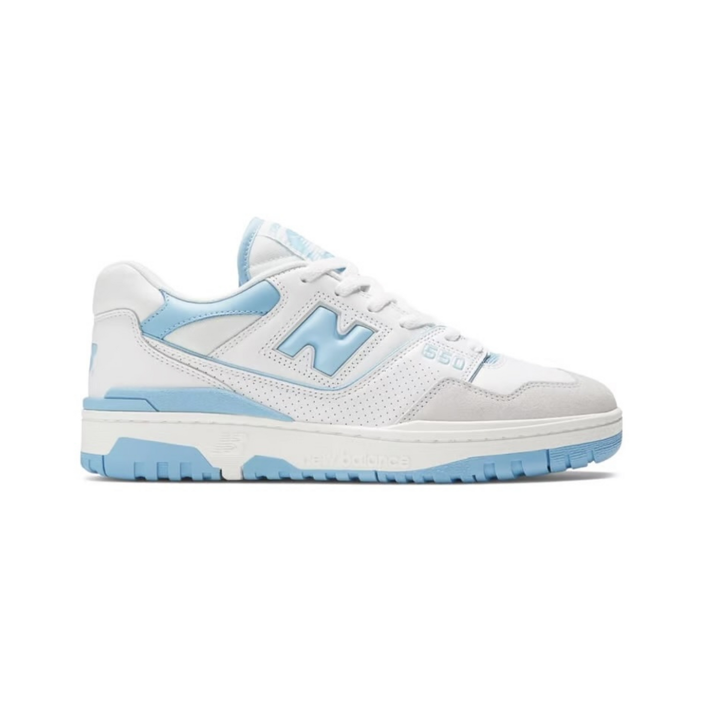 New Balance 550 White Blue Haze Rain Cloud