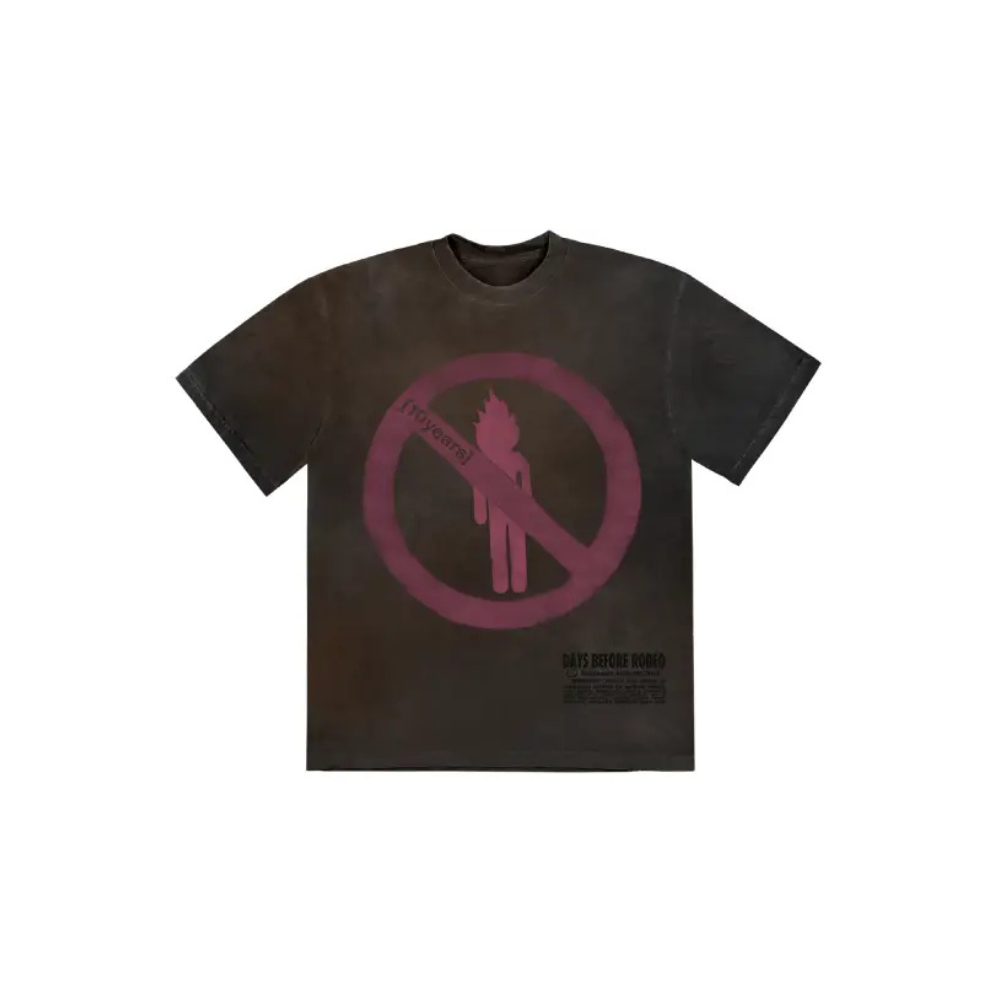 Travis Scott Days Before Rodeo 10 Years Tee Black