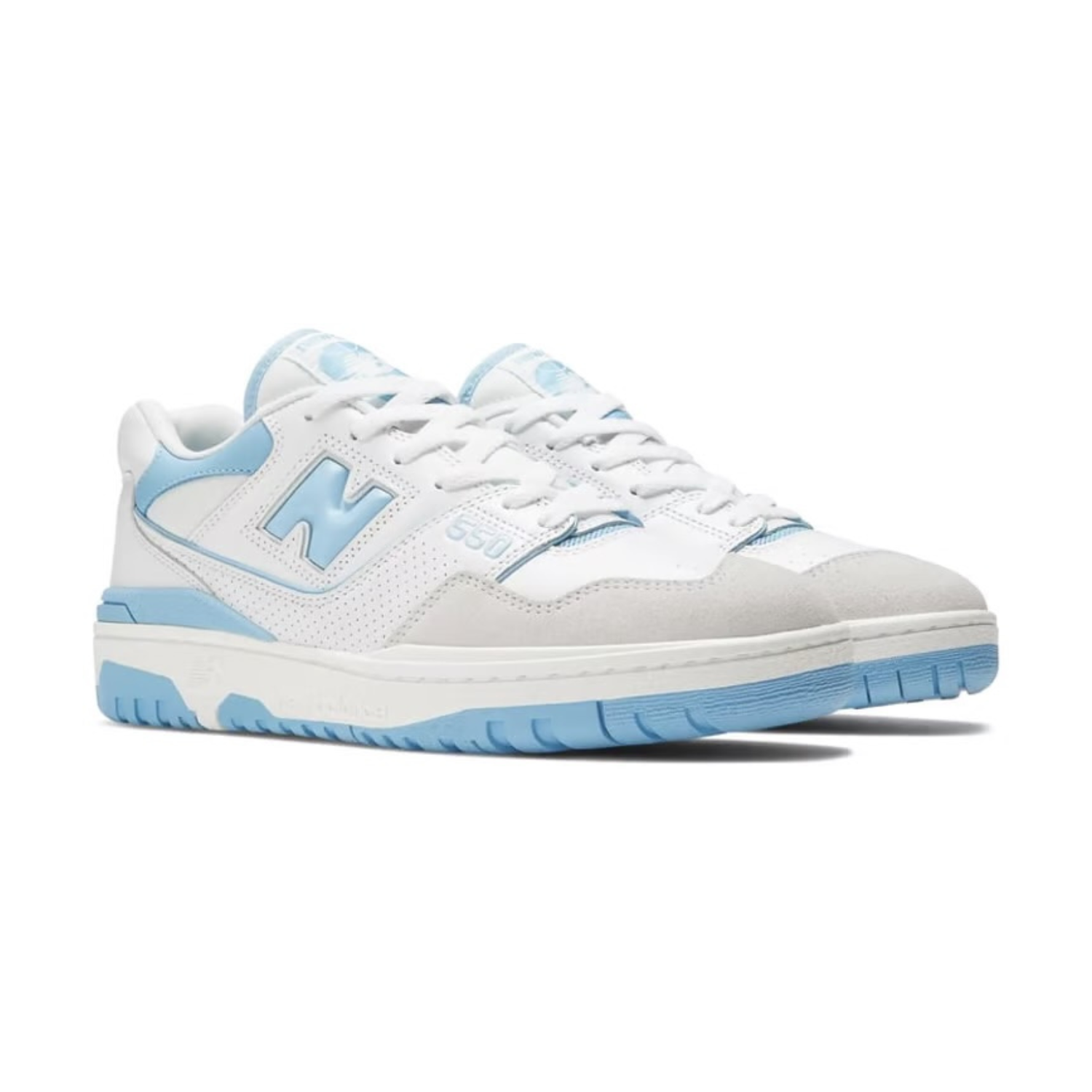 New Balance 550 White Blue Haze Rain Cloud