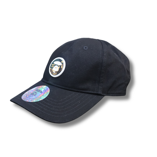 A Bathing Ape Aape Black Logo Cap