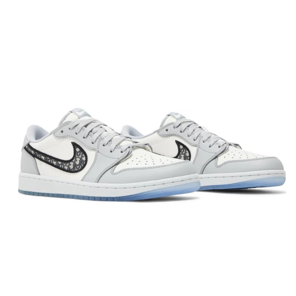 Dior x Air Jordan 1 Low OG Grey Black Sail