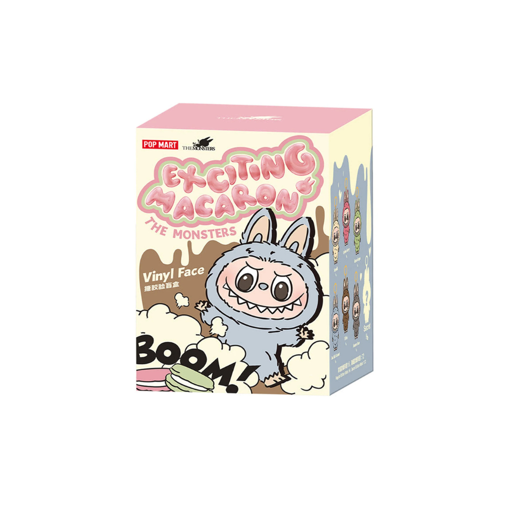 POP MART The Monsters - Exciting Macaron Vinyl Push Blind Box (SINGLE)