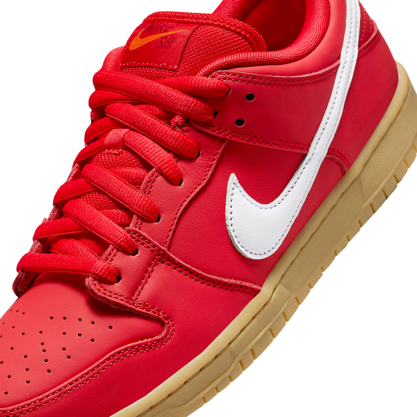 Nike SB Dunk Low University Red White Gum Light Brown Gym Red