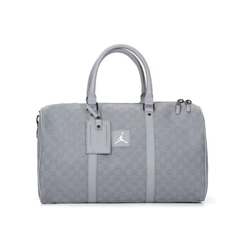 Men's Air Jordan Monogram Duffle Bag Grey