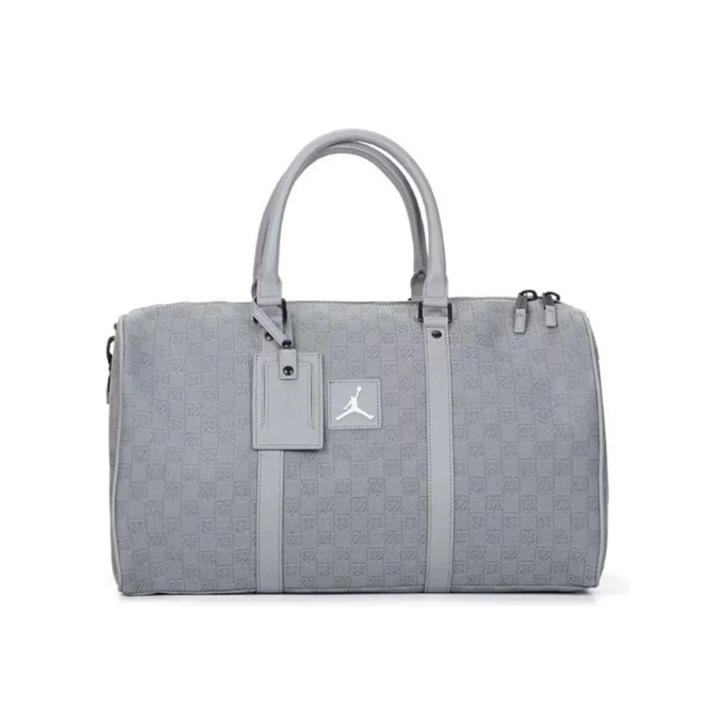 Men's Air Jordan Monogram Duffle Bag Grey