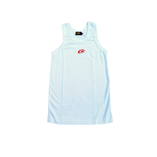 OZMNL Build and Destroy (B.A.D) Singlet White