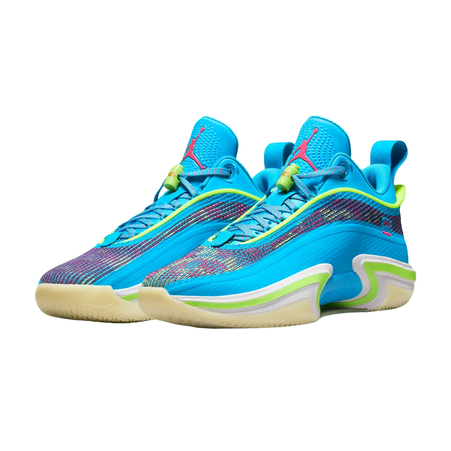 Jordan 36 Low Luka Doncic PE Laser Blue Electric Green Electro Purple