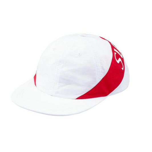 Supreme Nylon Arc 6-Panel Cap Red White