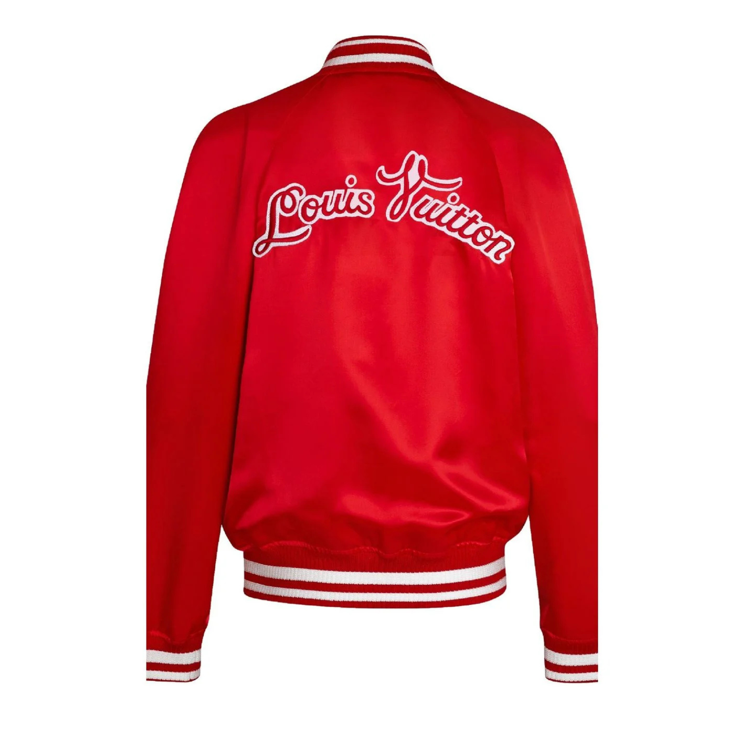 Louis Vuitton Embroidered Souvenir Jacket Red