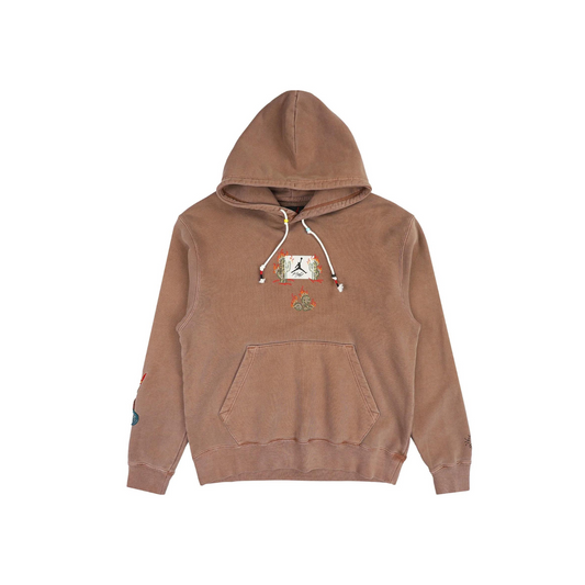 Travis Scott x Jordan Flight Graphic Hoodie Archaeo Brown