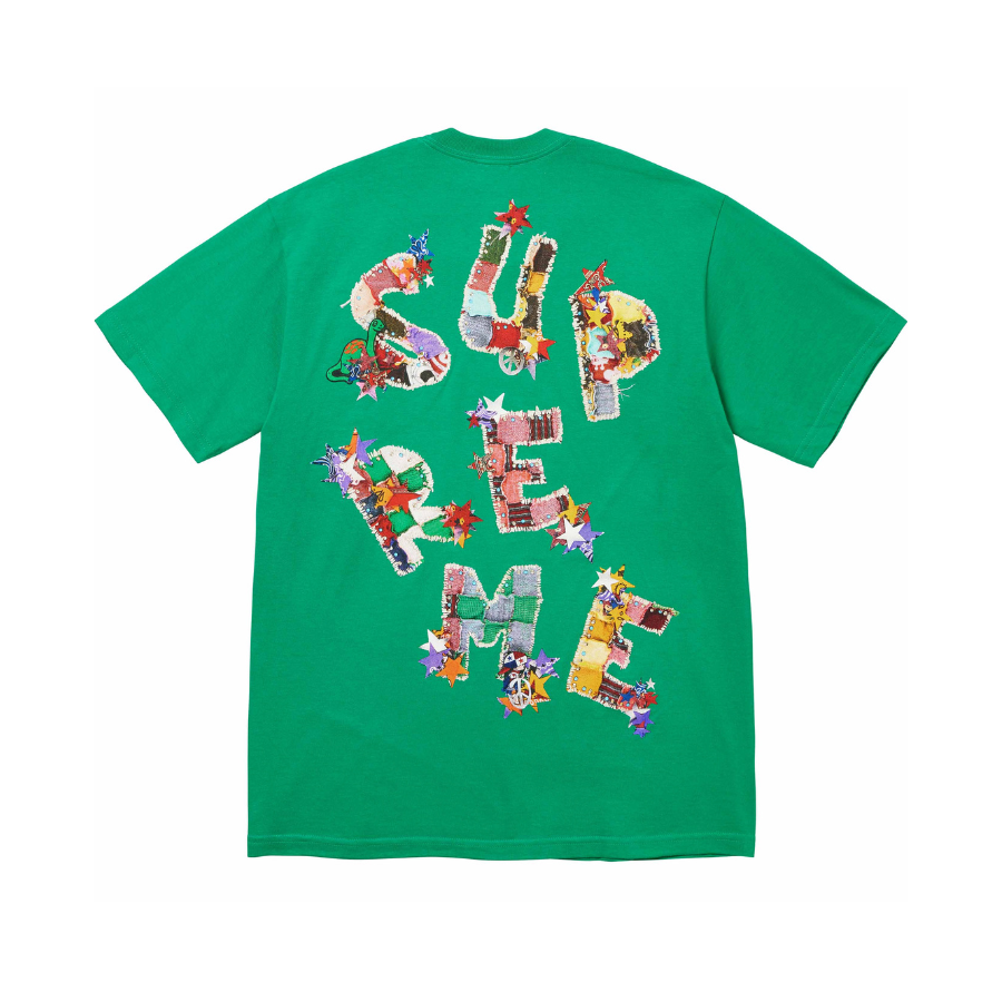 Supreme Patchwork Tee Green