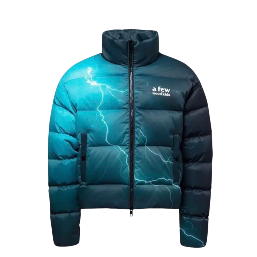 A Few Good Kids Lightning Down Puffer Jacket Turqoise