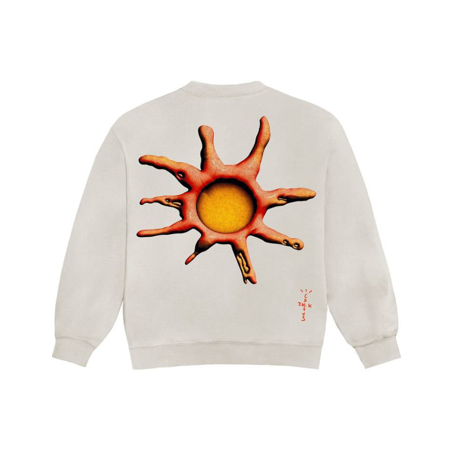Travis Scott D.L.T.L.F.R.T Crewneck Natural
